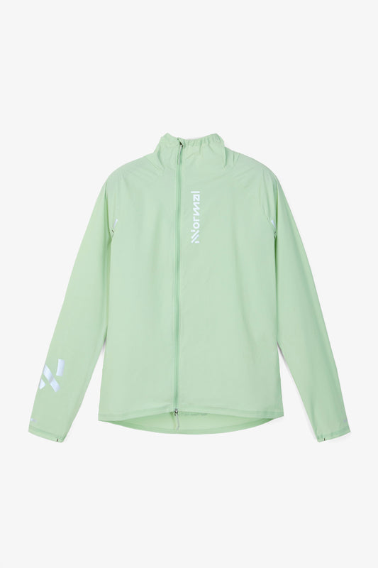 Trail Wind Jacket W Light Green by Nnormal