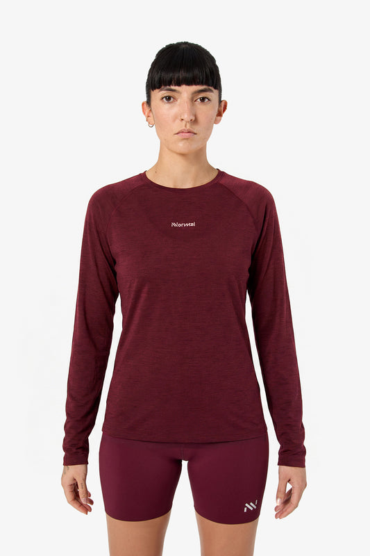 Merino Long Sleeve 02 W Burgundy  by Nnormal
