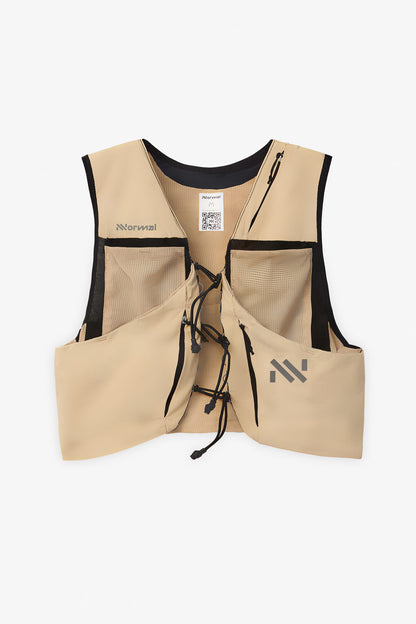 Modular Trail Vest Beige  by Nnormal