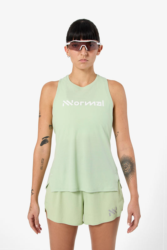 Race Tank 02 W Green  by Nnormal