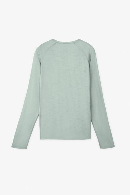Merino Long Sleeve 02 W Green  by Nnormal