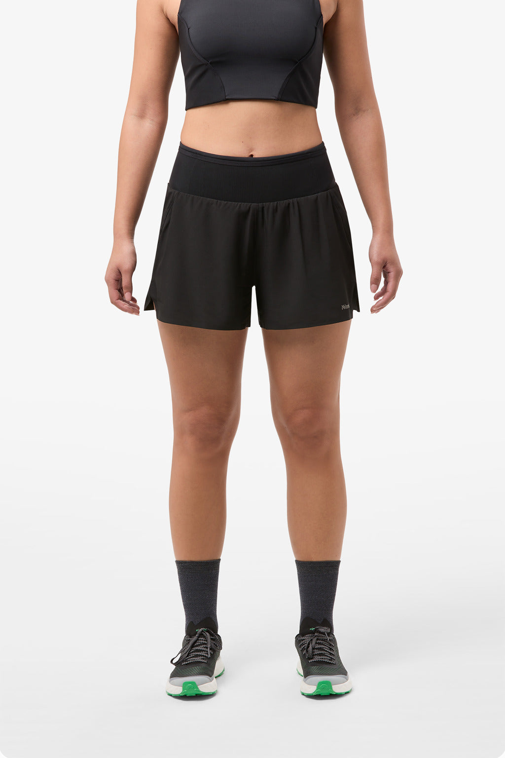 Race Shorts W Black  by Nnormal