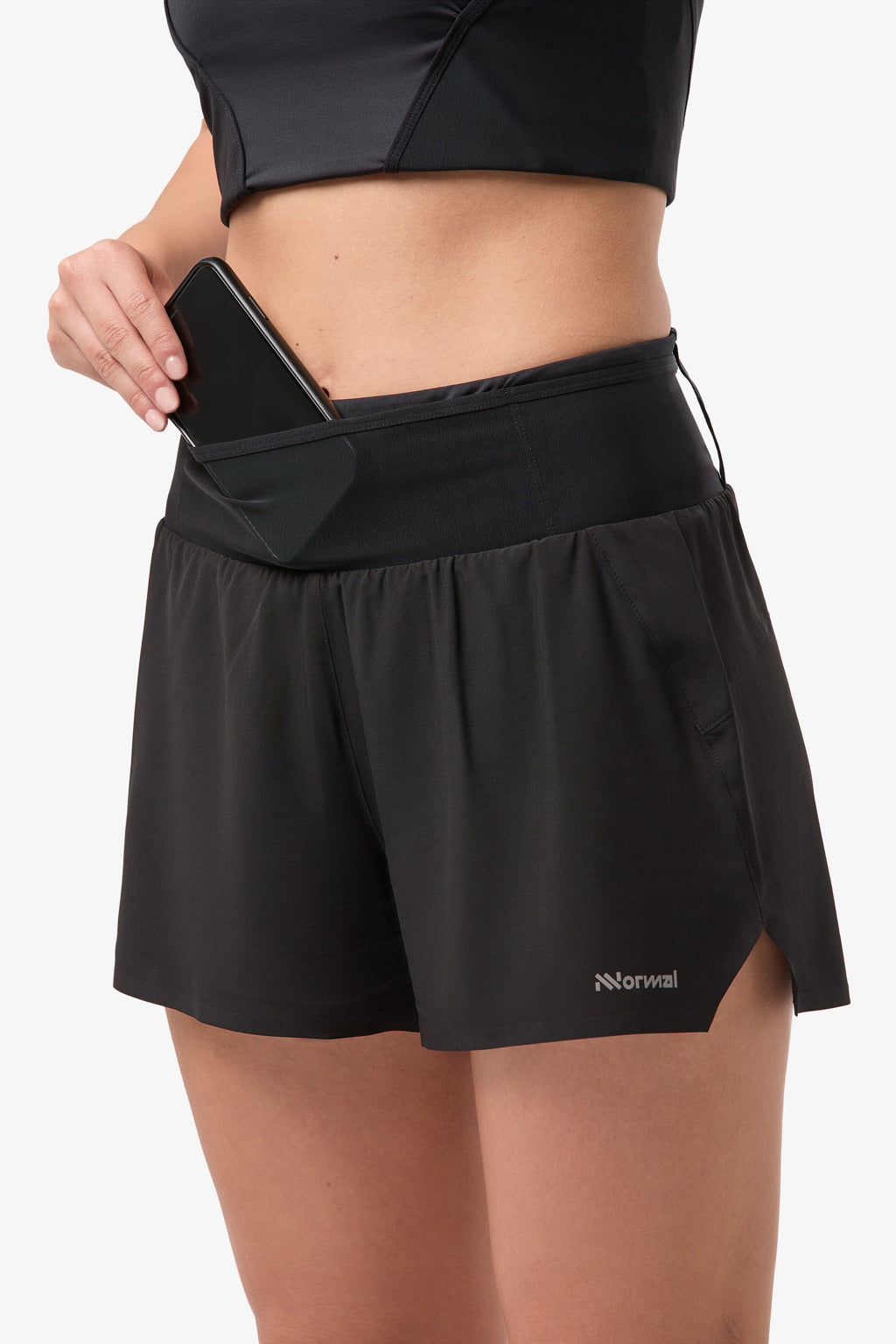 Race Shorts W Black  by Nnormal