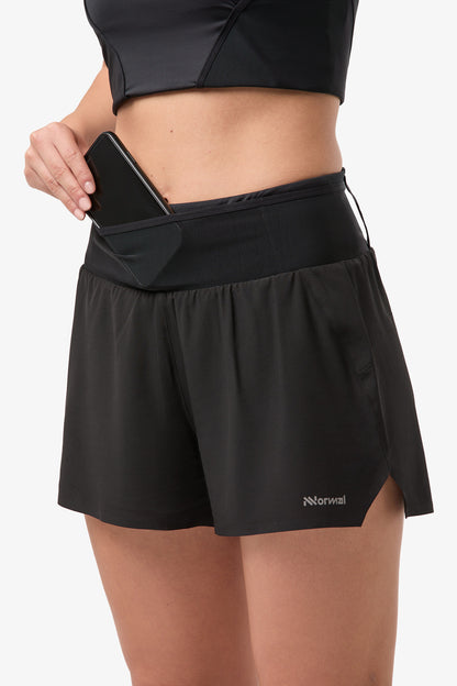 Race Shorts W Black  by Nnormal