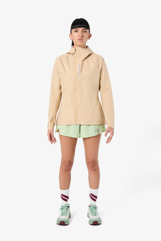 Trail Rain Jacket 02 W Beige  by Nnormal