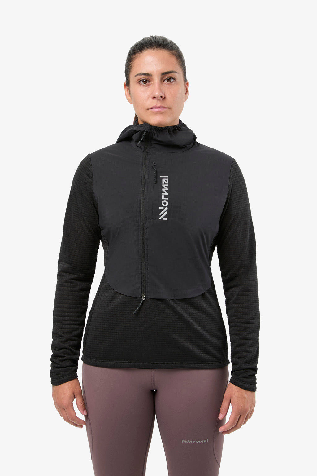 Tech Hoodie W Black  by Nnormal