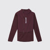 Tech Hoodie W Port Vermut