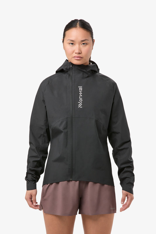 Trail Rain Jacket W Black  by Nnormal