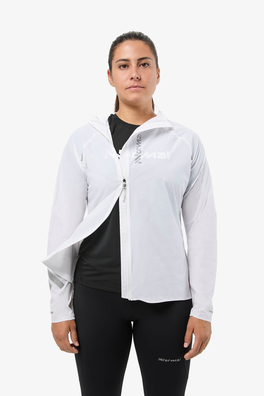 Trail Wind Jacket W White  by Nnormal
