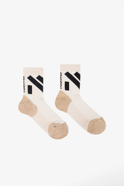 Race Sock Low Cut Beige  by Nnormal