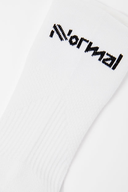 Running Socks White  by Nnormal