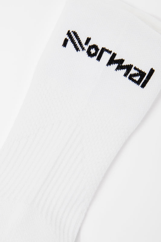 Running Socks White  by Nnormal