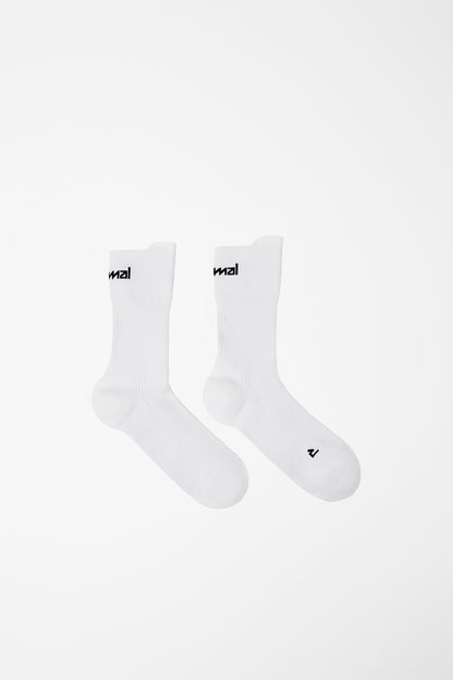 Running Socks White  by Nnormal
