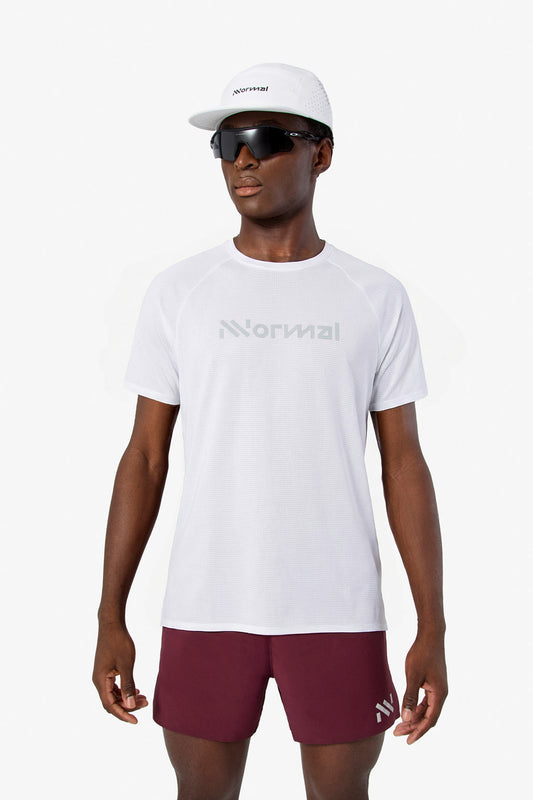 Race T-shirt 02 White  by Nnormal