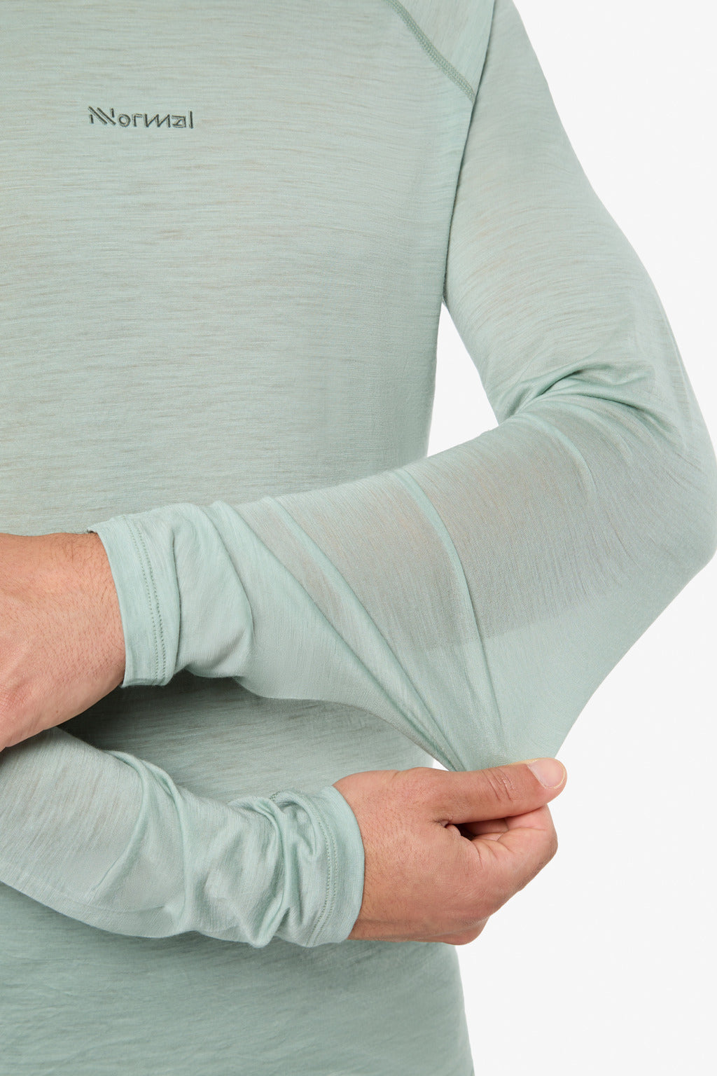 Merino Long Sleeve 02 Green  by Nnormal