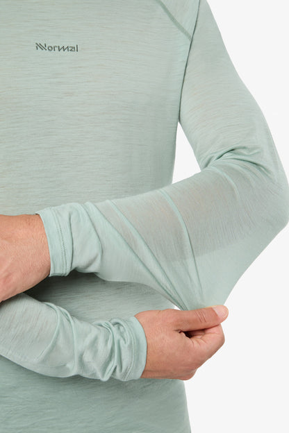 Merino Long Sleeve 02 Green  by Nnormal