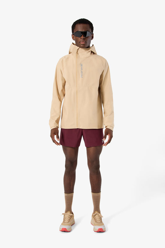Trail Rain Jacket 02 Beige  by Nnormal