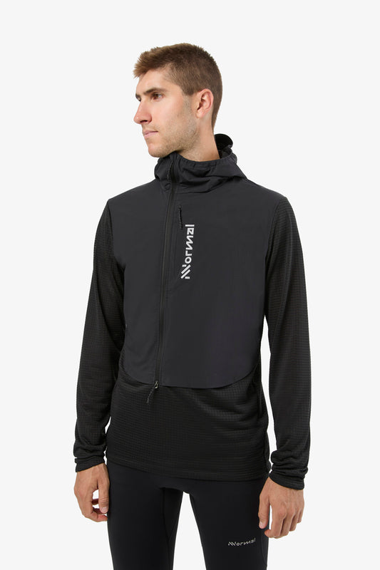Tech Hoodie Black  by Nnormal