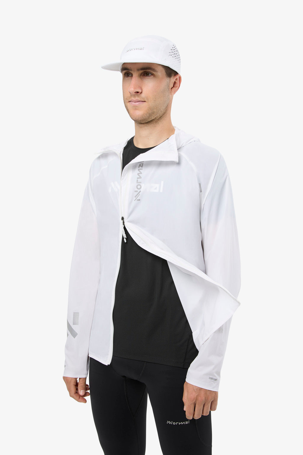 Trail Wind Jacket White  by Nnormal