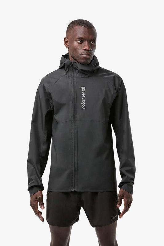 Trail Rain Jacket Black  by Nnormal