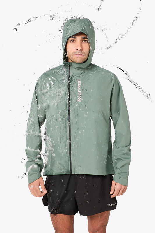 Trail Rain Jacket Green  by Nnormal