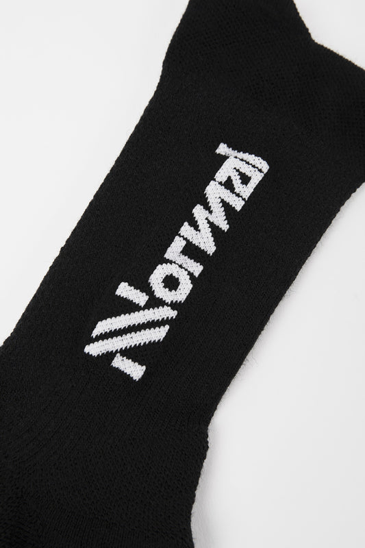Merino Socks Black  by Nnormal